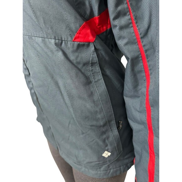 Columbia Women’s Omni-HeatGray Jacket with Hoodie Size Small - Picture 4 of 10